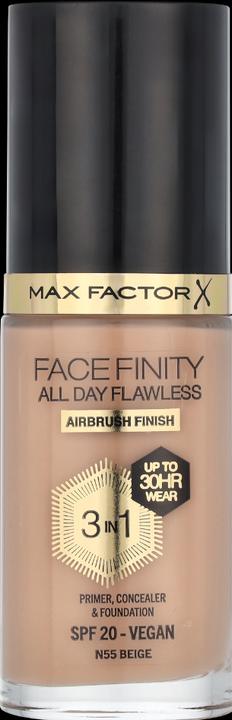 Produktbild Max Factor Facefin All Day Flaw Make Up No 55 (N55 Beige)