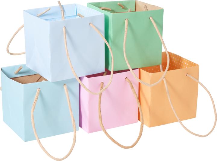 Immagine prodotto VBS Sacchetti di carta "Pastel", set di 5, 8,5cm (Scatola da regalo, 5 x)