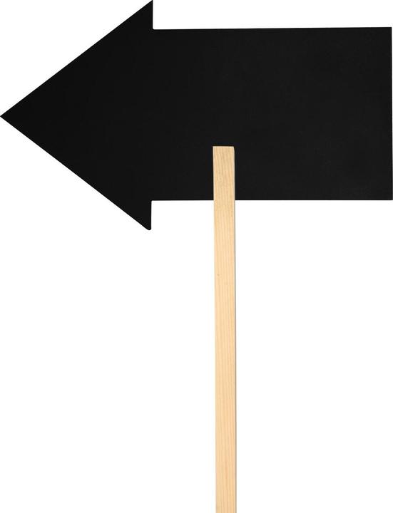 Actual product image Natura Punto Chalkboard arrow to write on with earth spike (50 x 30 cm)