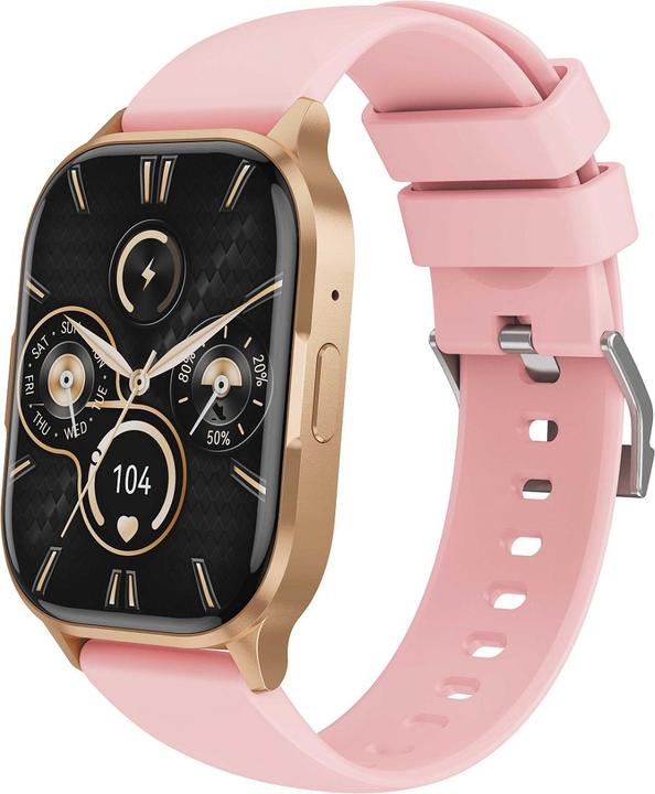 xO smartwatch J10 Amoled rose gold