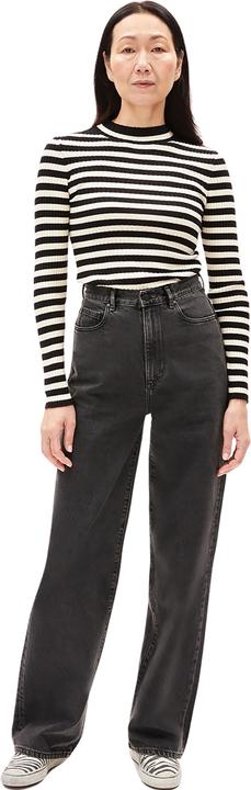 Image du produit Armedangels Alaania Pullover Stand-Up Collar Black/Oatmilk (L)