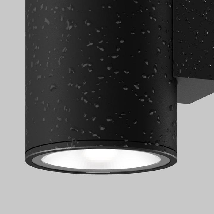 Actual product image Maytoni Shim LED wall light, wall lamp 5W graphite IP65 warm white (350 lm)