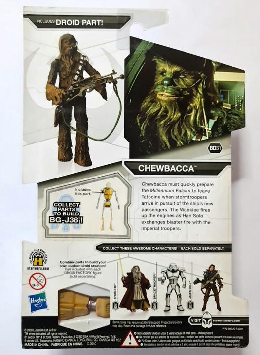 Image du produit Hasbro Star Wars The Legacy Collection BD31 Figurine 2009 Chewbacca