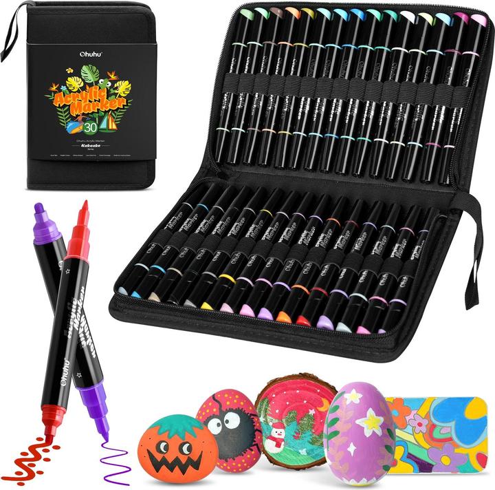 Ohuhu Merk acryl (30 stuks) (Veelkleurig, 30 x)
