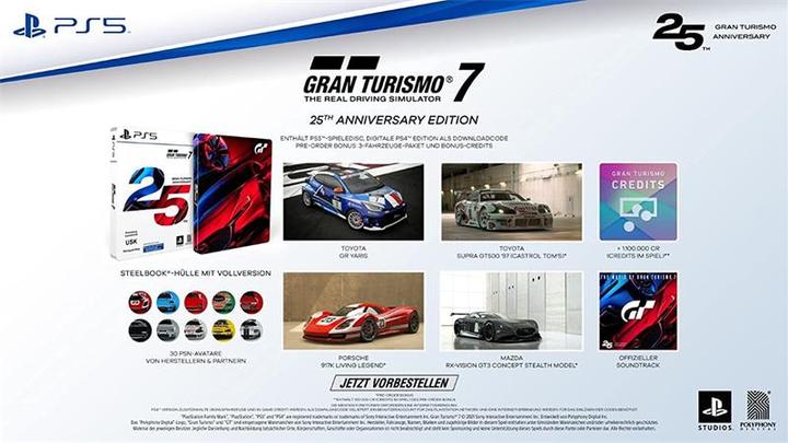 Image du produit Sony Gran Turismo® 7 - Édition 25e anniversaire (PS5, DE)