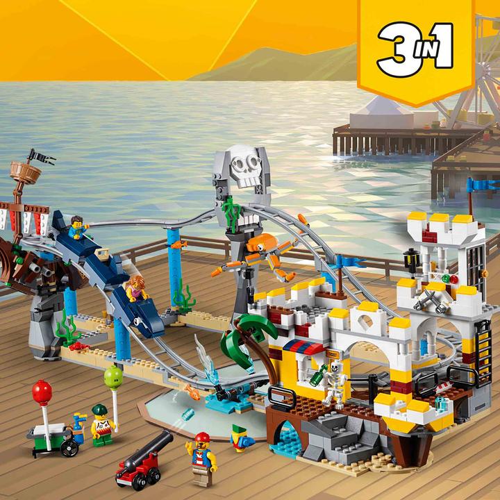 Produktbild LEGO Piraten-Achterbahn (31084, LEGO Creator 3-in-1)