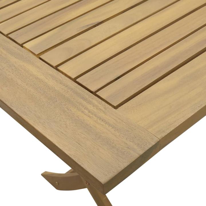 Image du produit VidaXL Table de jardin pliante en acacia (70 cm)