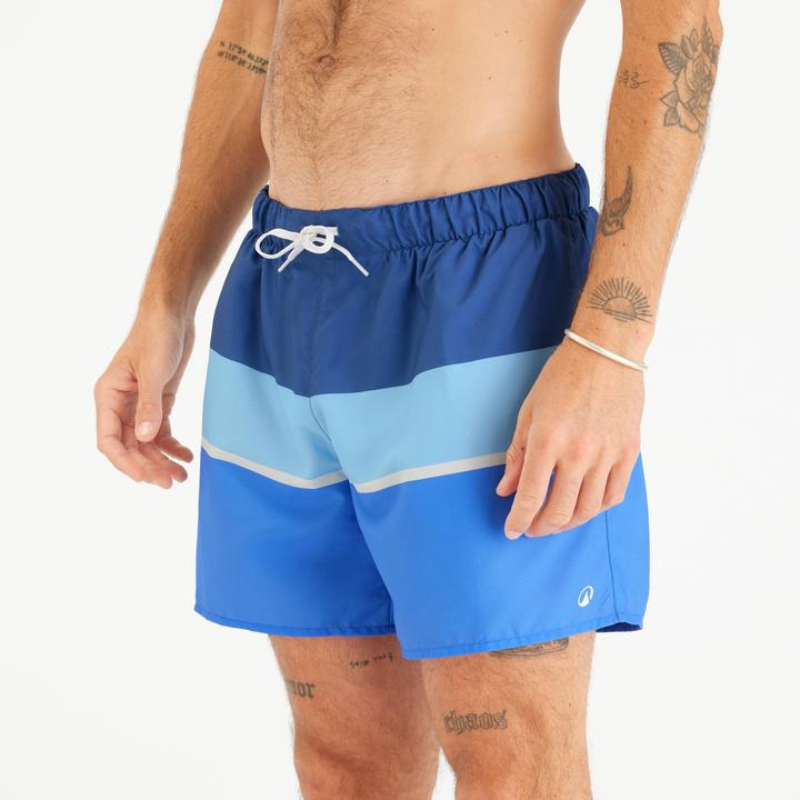 Actual product image Olaian Men’s Swim Shorts Surf 100 15” Short - Strippy Blue (M)