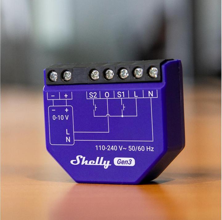 Produktbild Shelly Dimmer 0/1-10V PM Gen3 (Dimmaktor)