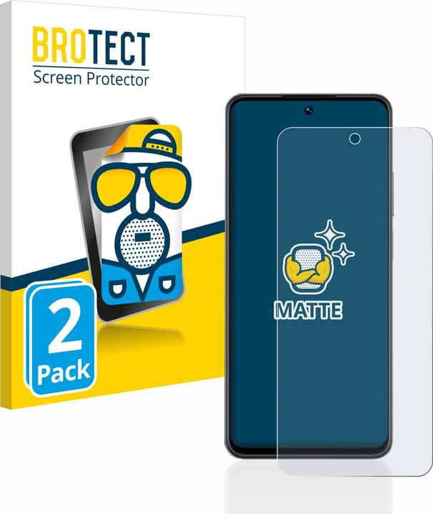Actual product image BROTECT Anti-glare screen protector matt (2 Piece, Realme C55)