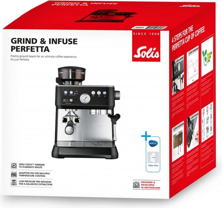 Actual product image Solis Grind&Infuse PERFETTA (Type 1019) black