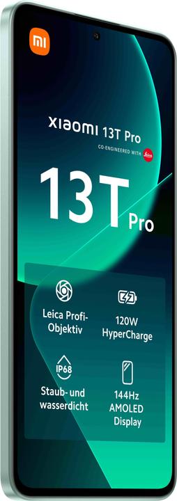 Produktbild Xiaomi 13T Pro (1000 GB, meadow green, 6.67", Dual SIM, 50 Mpx, 5G)
