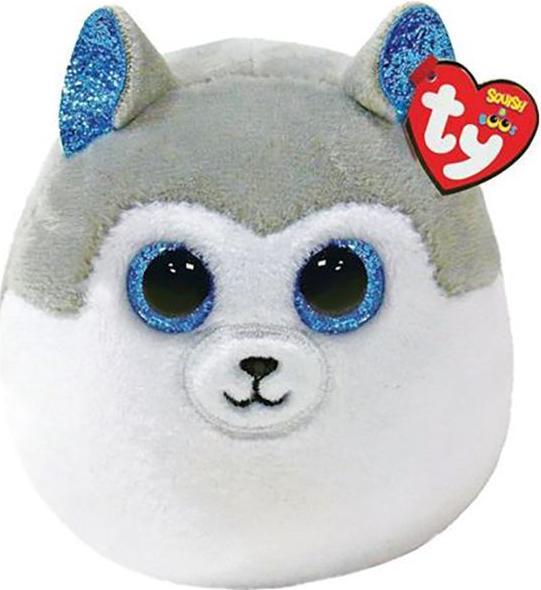 Actual product image Ty Teeny Squish a Boo Slush Husky 8cm (8 cm)