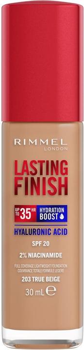 Actual product image Rimmel London Lasting Finish 35H (203 True Beige)