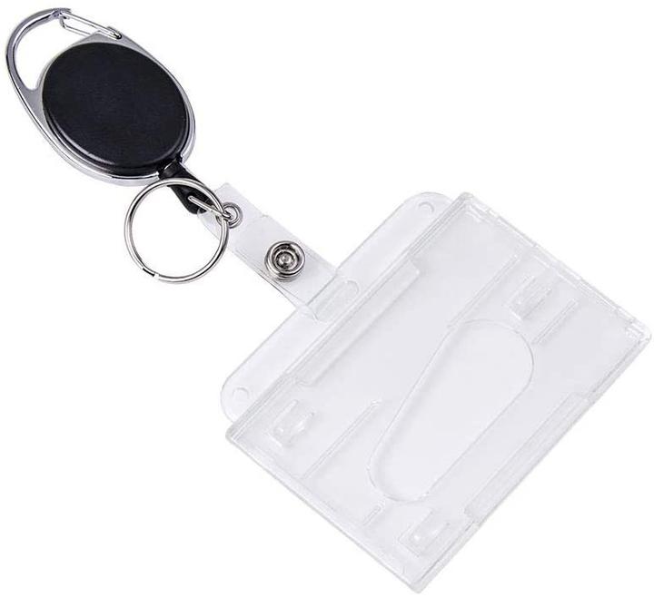 Produktbild Werkstein Anti-Lost Key-Bak Schlüsselanhänger mit Gürtelclip / Kartenhalter / Ausweishülle 3er Set