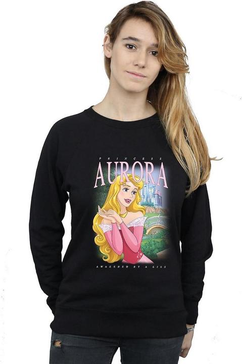 Actual product image Disney Interactive Studios Womens/Ladies Aurora Montage Cotton Sweatshirt (XL)