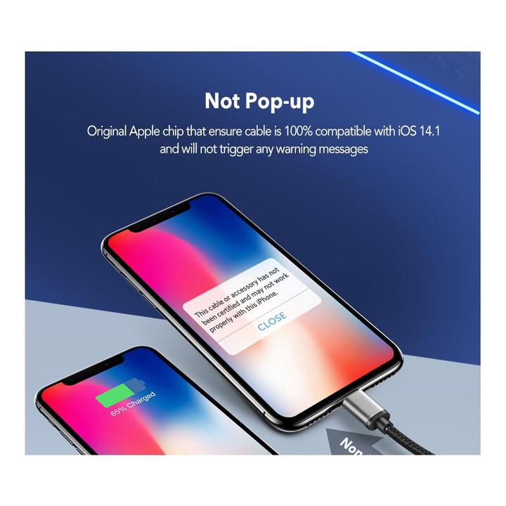 Image du produit Ugreen Câble Lightning vers USB-C 2.0 (1 m, USB 2.0)
