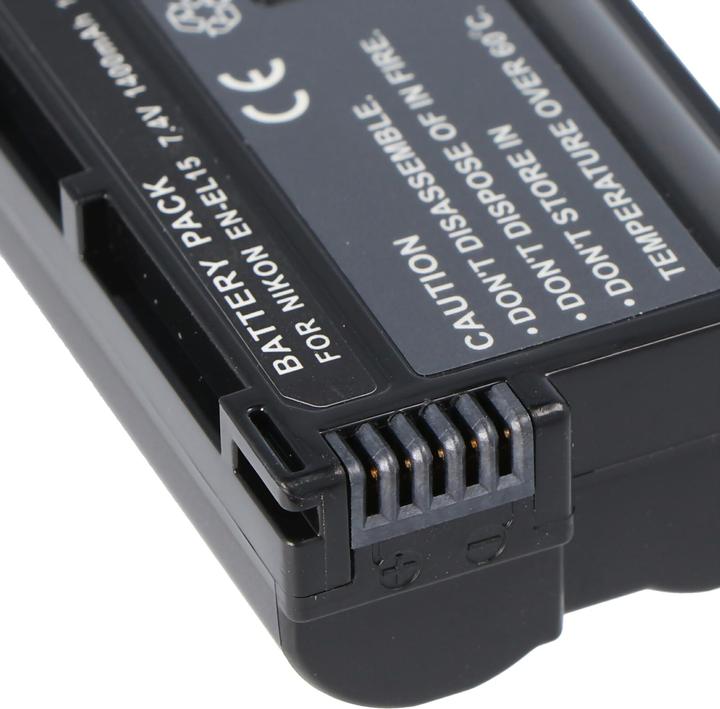 Immagine prodotto AccuCell Batteria Nikon EN-EL15, CoolPix D800, D800E, D7000, V1, D7200 (Accumulatore di carica elettrica)
