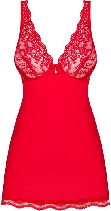Actual product image Obsessive Luvae Babydoll & Thong Red L/Xl (XL)