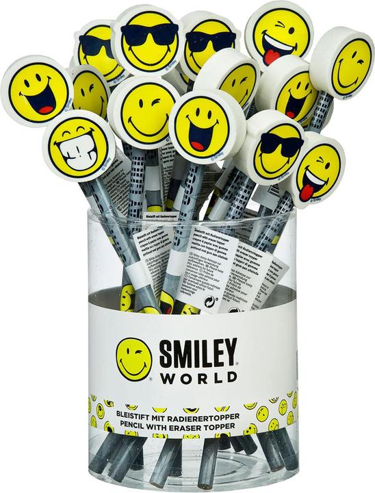 Produktbild Undercover Bleistift Smiley mit Radiergummiaufsatz, pro Stück