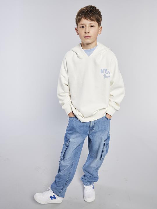 Produktbild Jonen Jungen Kapuzensweatshirt mit Prints vorn und hinten (128)