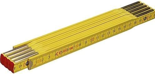 Actual product image Richter Messtechnik Wooden folding ruler 2m (mm)