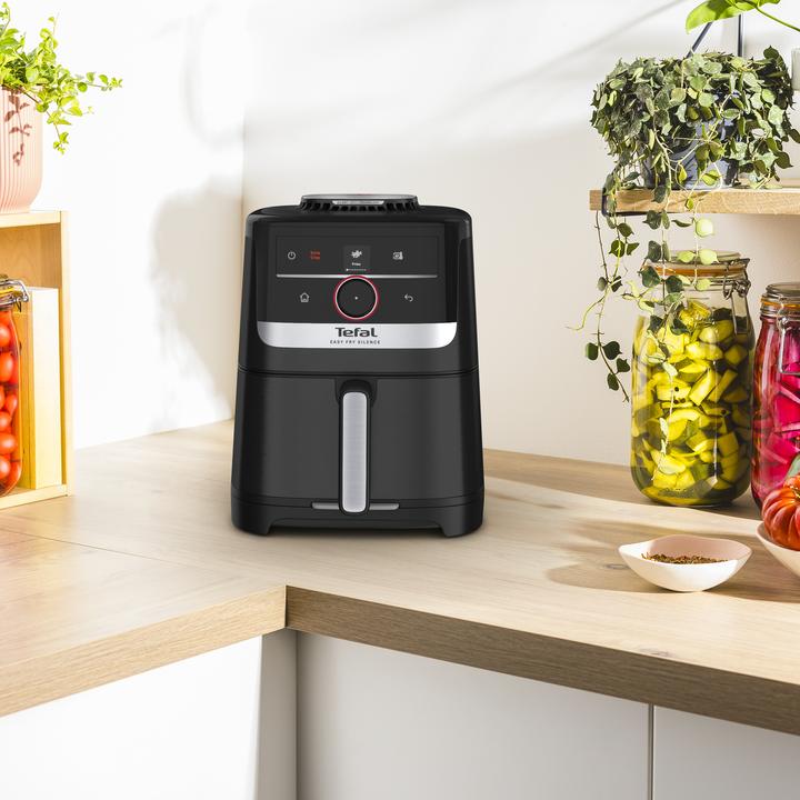 Actual product image Tefal Easy Fry Smart & Silence EY5728 - Stille Airfryer XL - Tot 6 personen - 5 L (EY5728E0) (EU plug)