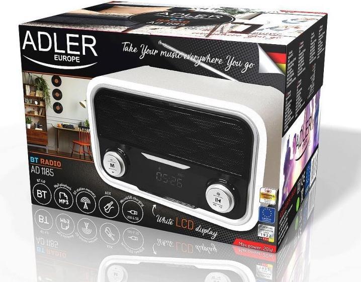 Produktbild Adler AD 1185 Radio Tragbar (FM, Bluetooth)