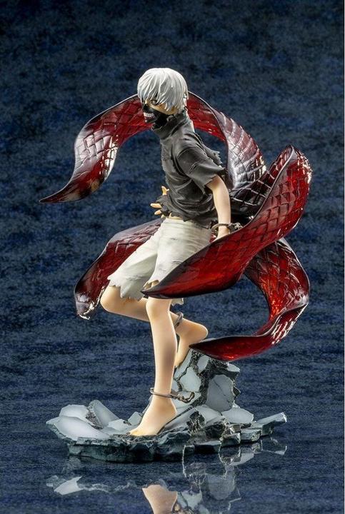Actual product image Kotobukiya Tokyo Ghoul ARTFXJ Statue 1/8 Ken Kaneki Awakened Repaint Ver. 23 cm