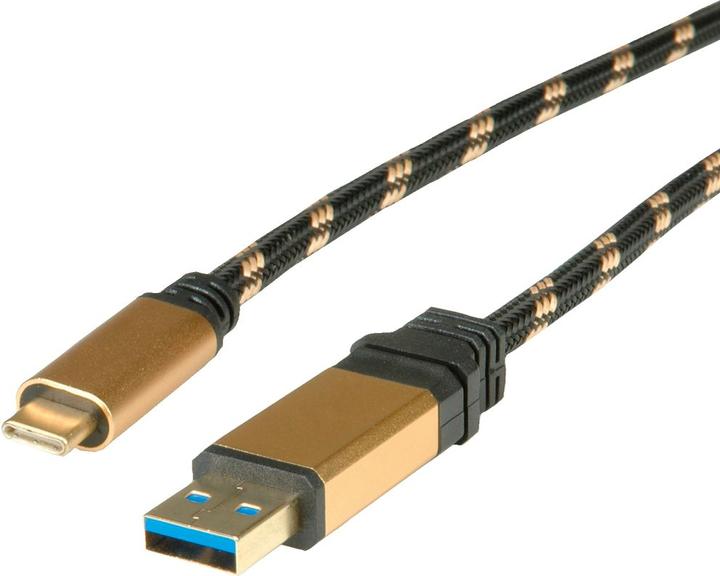 Produktbild Roline GOLD USB-Kabel (1 m, USB 3.1, 4.50 W)