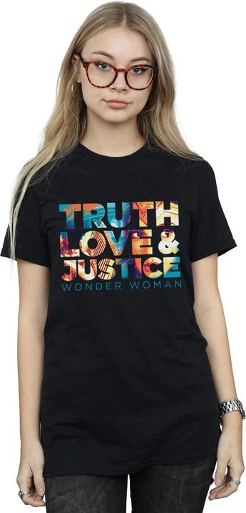 Image du produit - T-shirt WONDER WOMAN DIANA TRUTH LOVE JUSTICE - Femme (4XL)