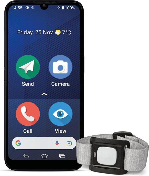 Actual product image Doro 8200 Secure without power supply unit (64 GB, Dark Blue, 6.10", Dual SIM, 16 Mpx, 4G)
