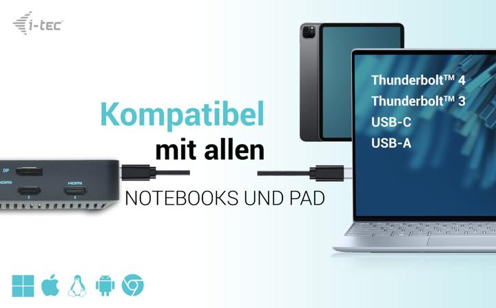 Produktbild i-tec Triple 4K (USB-C, 12 Ports)