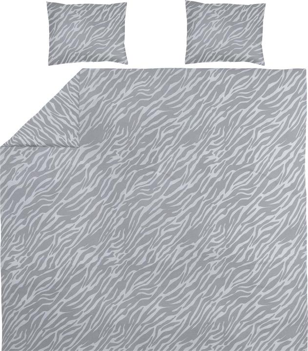 Actual product image Meyco Home bed linen 240x200/220 zebra grey