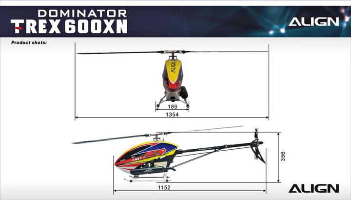 Actual product image Align T-REX 600XN Combo