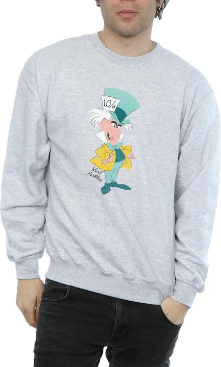 Actual product image Disney Mens Classic Mad Hatter Sweatshirt (XXL)