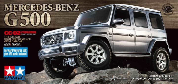 Actual product image Tamiya Scale Crawler Mercedes-Benz G 500, CC-02 1:10, Kit (Kit)