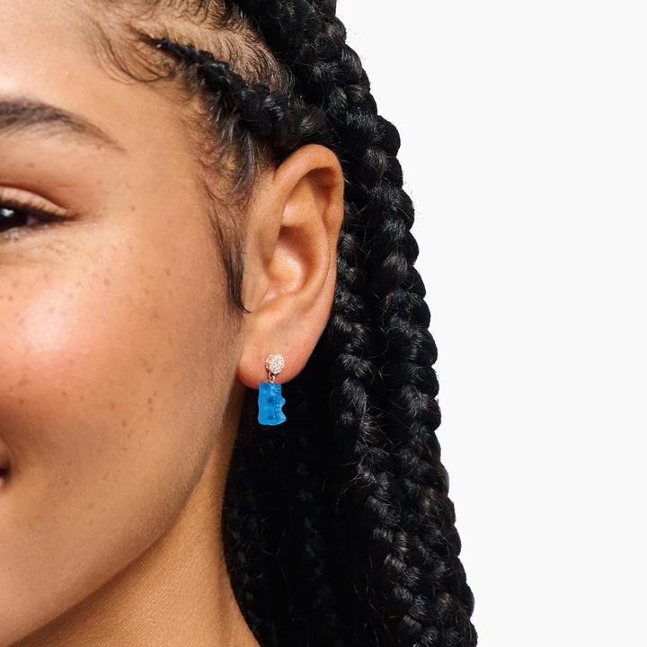 Image du produit Thomas Sabo Ohrstecker mit blauen Goldbären Silber (Argent 925)