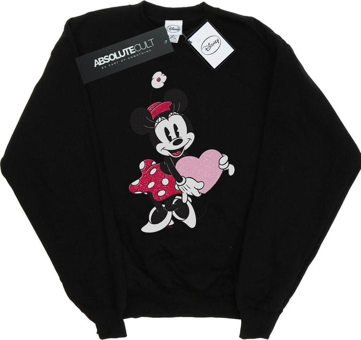 Actual product image Disney Mens Minnie Mouse Love Heart Sweatshirt (L)
