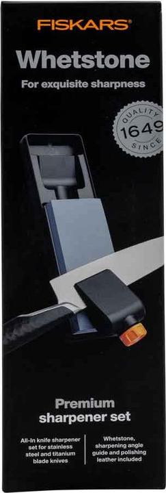 Produktbild Fiskars Wetzstein Premium-Set zum Schärfen von Messern