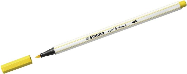 Image du produit STABILO Pen 68 brush Stylo feutre Premium (Jaune, 1 x)