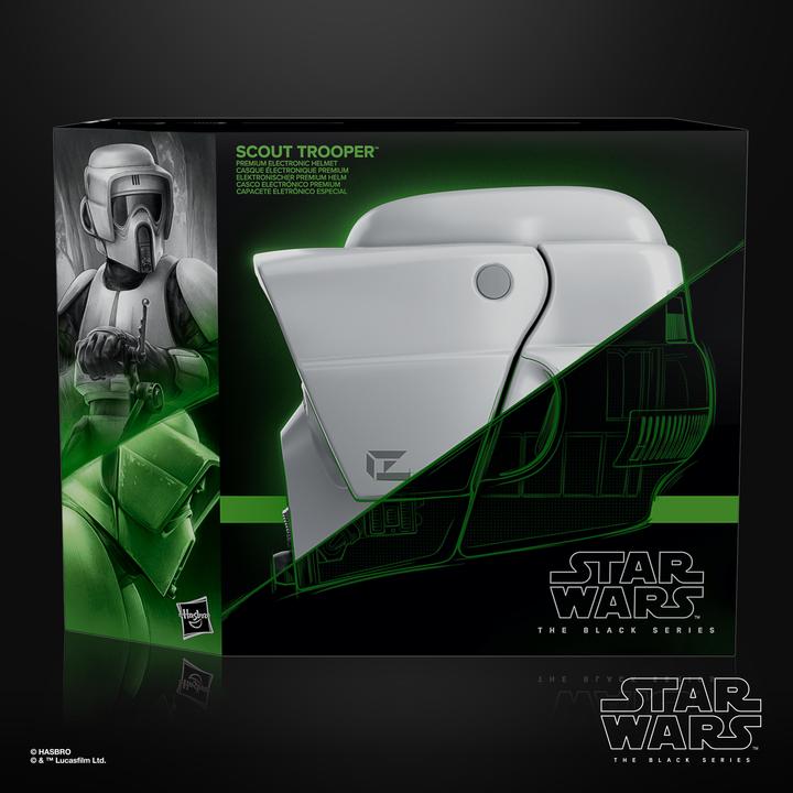 Produktbild Hasbro Star Wars Black Series elektronischer Helm Scout Trooper