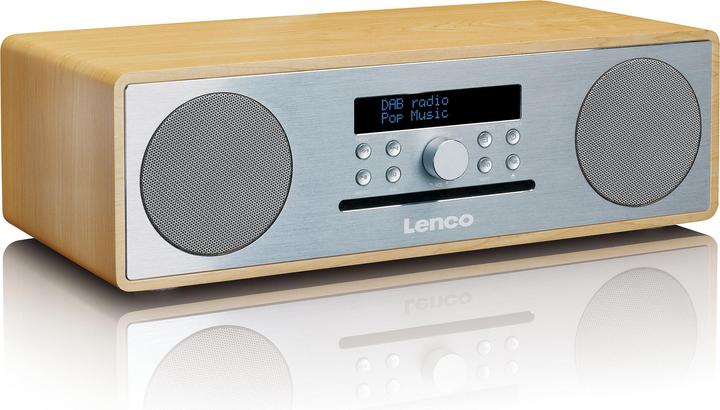 Immagine prodotto Lenco DAR-070, DAB+ Oak Silver (FM, DAB, Bluetooth)