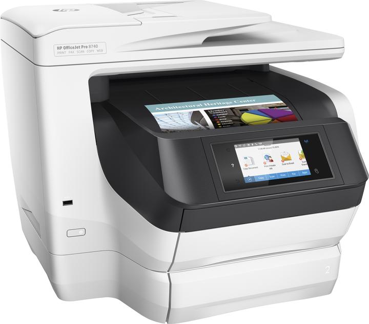 Actual product image HP OfficeJet Pro 8740 (Ink, Colour)