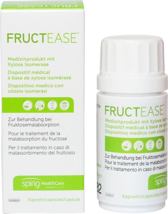 Produktbild Fructease Enzympräparat bei Fructose Intoleranz - 60 Kapseln (60 Stück, Kapseln, 39 g)