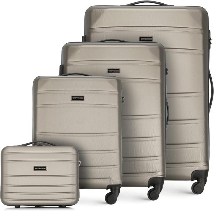Actual product image Wittchen Globe Line Modern, Champagne (98 l, Hand luggage (up to 50 litres), M (50 - 90l), L (90 - 115l))