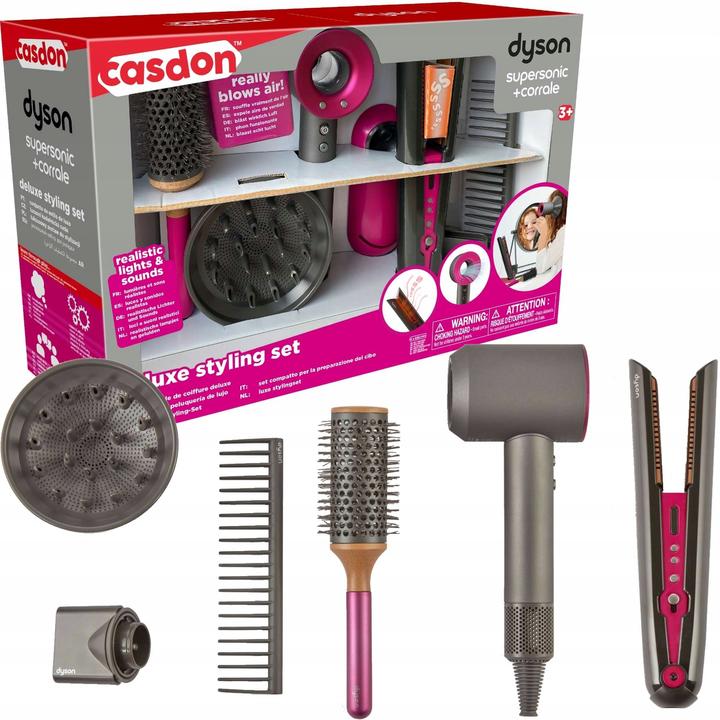 Actual product image Casdon Dyson Supersonic & Corrale Deluxe Set