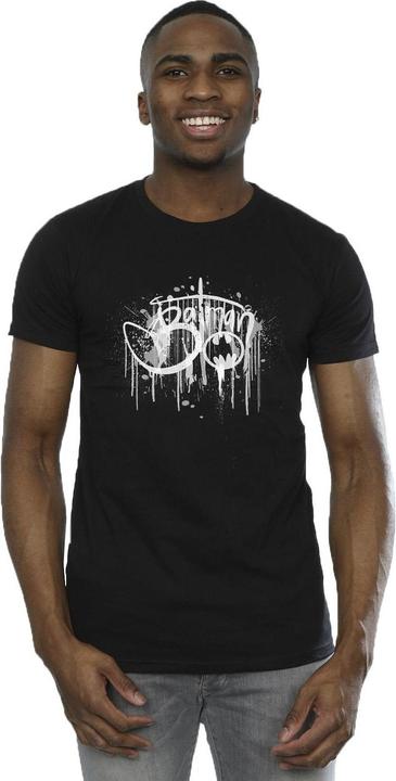 Immagine prodotto Batman Paint Splatter Maglietta Uomo (L)