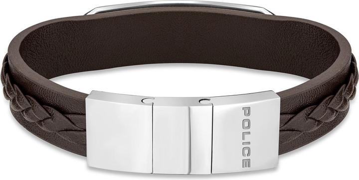 Image du produit Police Bracelet en cuir (20 cm, Cuir, Acier inoxydable)