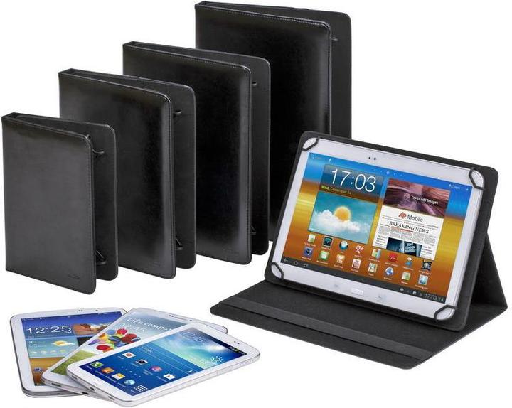 Immagine prodotto Rivacase Orly 3007 (iPad 2012 (3° gene), Galaxy Tab 3 10.1 (2013), Galaxy Tab 2 10.1 (2012), iPad 2012 (4° gene), Galaxy Tab 4 10.1 (2014), 9 - 10" Tablets, 9,7 - 10,1" vassoi)